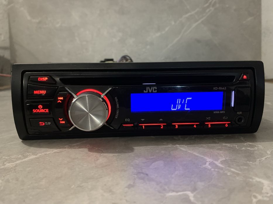 Магнітола автомагнітола JVC KD--R443