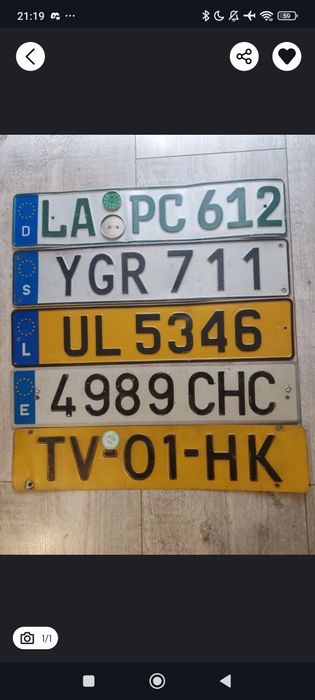 Tablice rejestracyjne