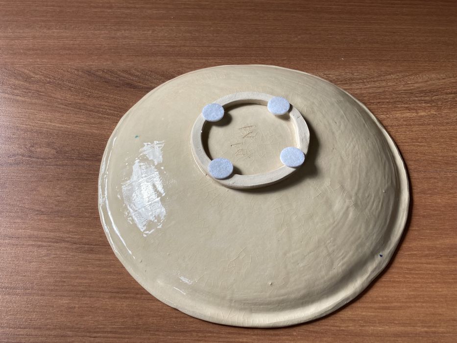 Duża patera, ceramika, rękodzieło, handmade