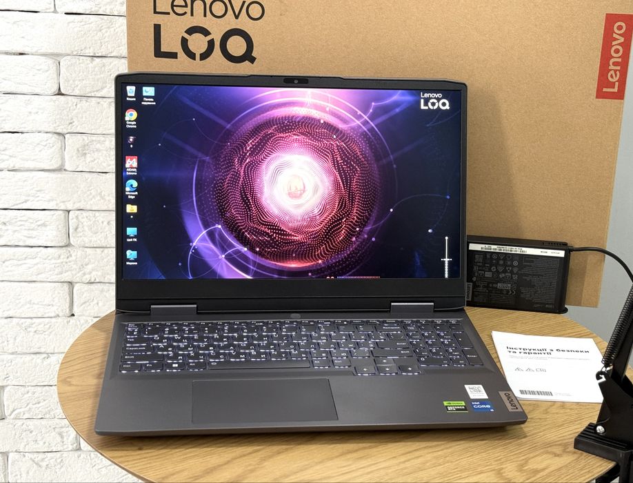 Lenovo LOQ/RTX/i5-12th/DDR5-16GB/Пишіть перед замовленням!! (Б/У)