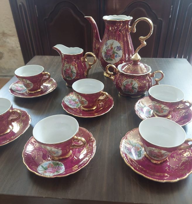 Serviço de chá de loiça japonesa