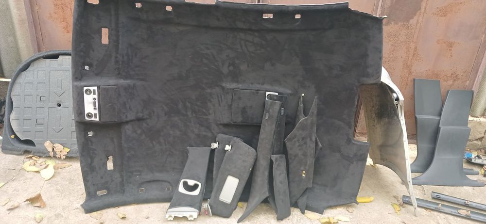 Чорний потолок на БМВ е60( перешитий)