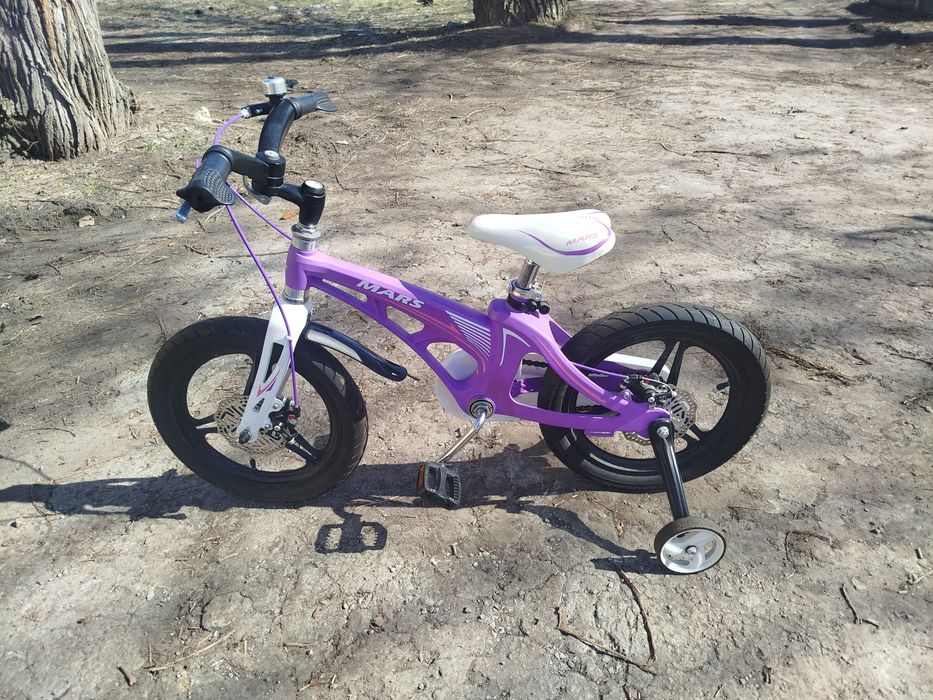 Детский велосипед Mars 14/16 с боковыми колёсами”