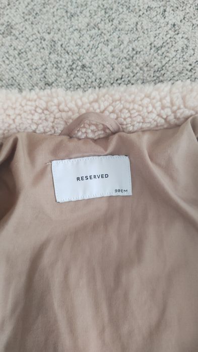 Kurtka jesienna płaszczyk baranek Teddy Reserved