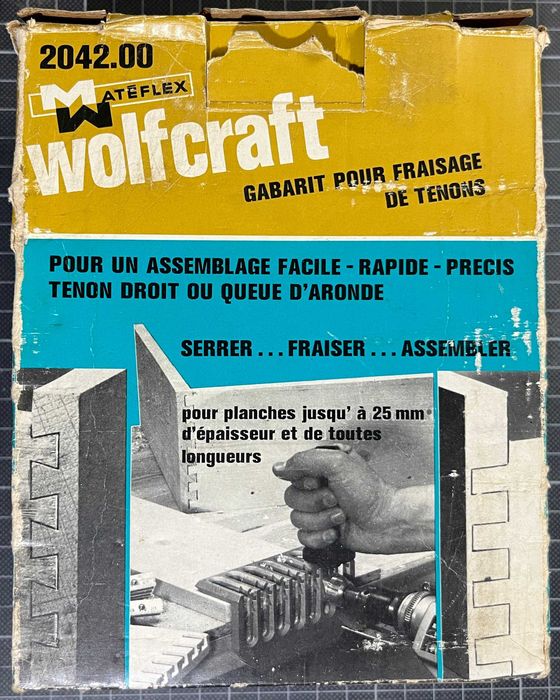 Escantilhão Wolfcraft para Juntas de Encaixe em Cauda de Andorinha