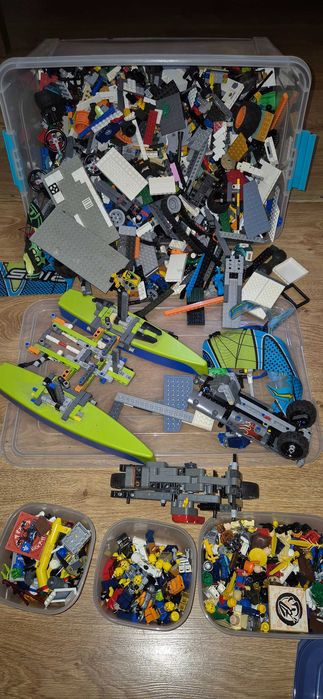 Конструктор Lego 8кг + журнали