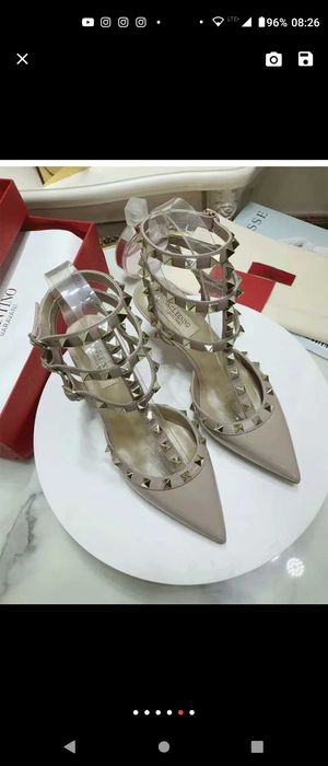 Buty szpilki sandały 35 skóra naturalna beżowe