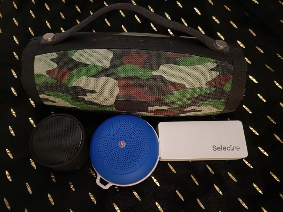 Zestaw 3 głośników + power bank + gratisy