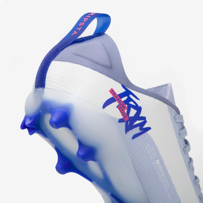 CHUTEIRAS DE FUTEBOL TRAXIUM EDGE AG/FG BRANCO/AZUL