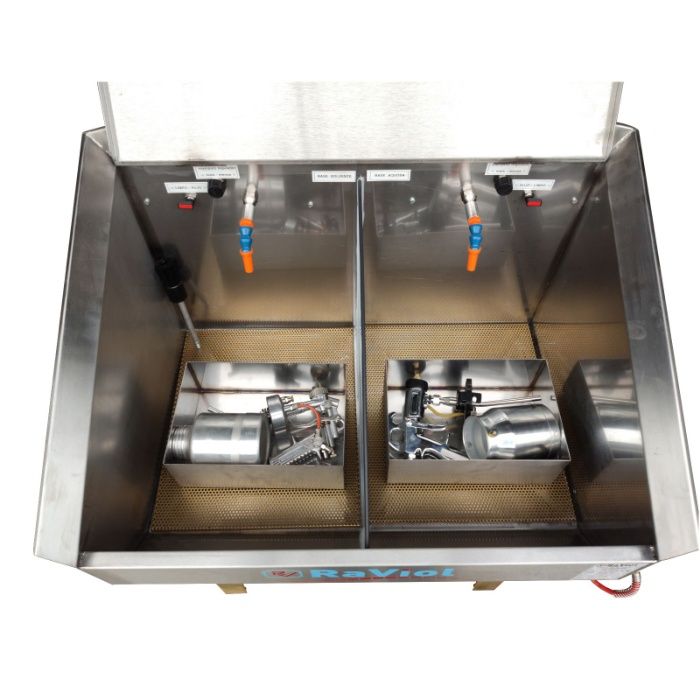 Máquina de Lavar Pistolas de Pintura Solvente / Aquosa Portes Grátis