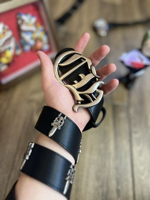 Ремінь Хром Хартс Ремень Хром Хартс с языком ремень chrome hearts