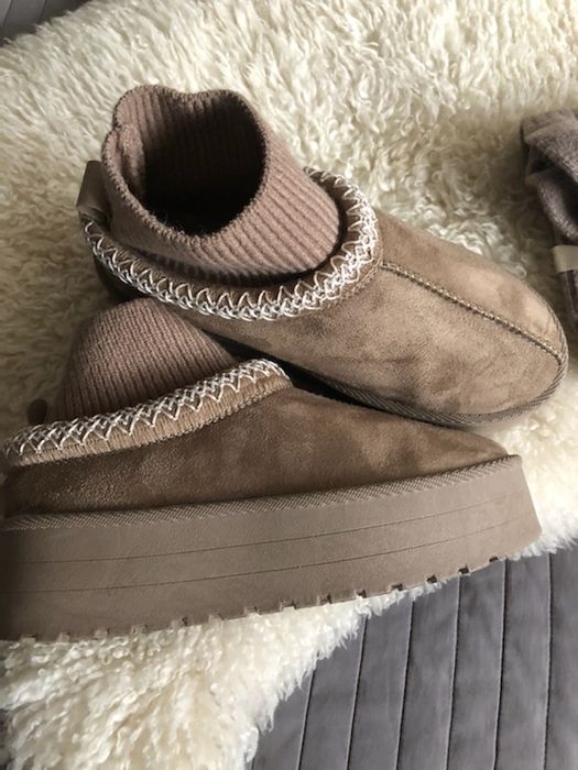 Śniegowce na platformie w stylu UGG 37