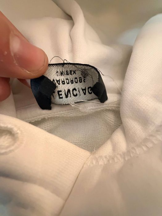 balenciaga logo hoodie