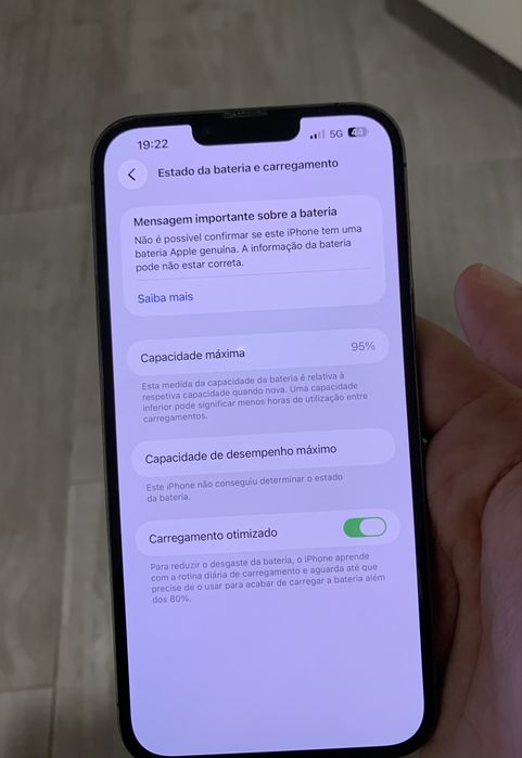 Iphone 13 pro max 256gb cinzento