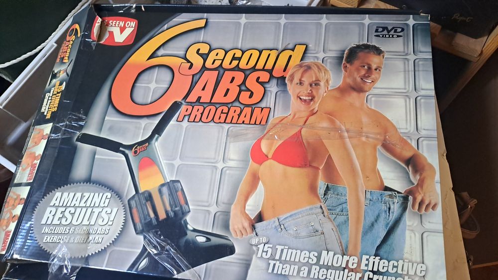 Máquina Abdominais 6 Second Abs - Original (Com Caixa)