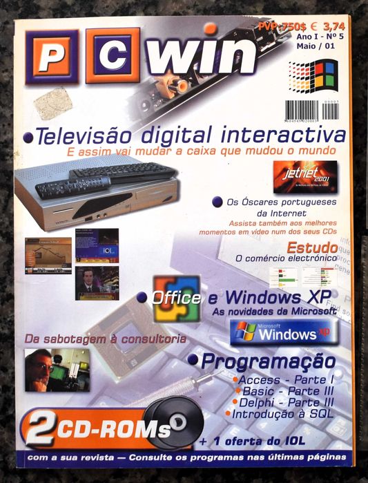 Revista PCwin nº 5 + 2 CD-ROM's (2001)64551529283586121