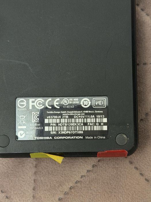 зовнішній жорсткий диск Toshiba Canvio Basics на 2тб,1тб USB 3.0,
