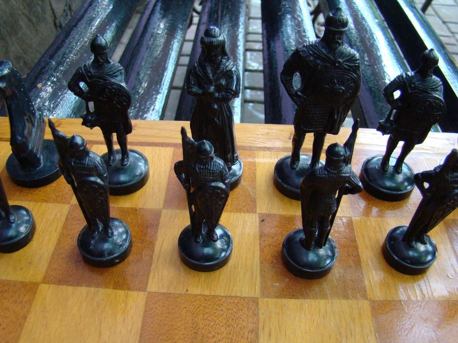 Шахматы Рыцари Киевская Русь из СССР.
