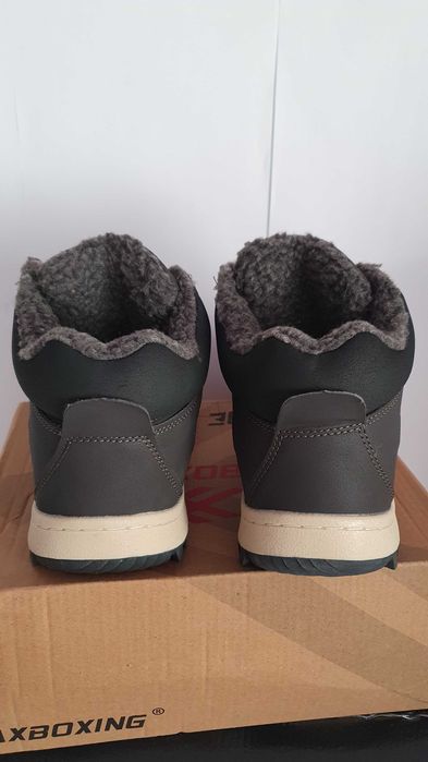 Buty nowe męskie zimowe szare rozmiar 43