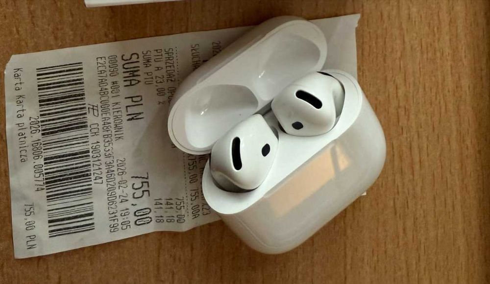 Airpods 4 ANC  na gwarancji.