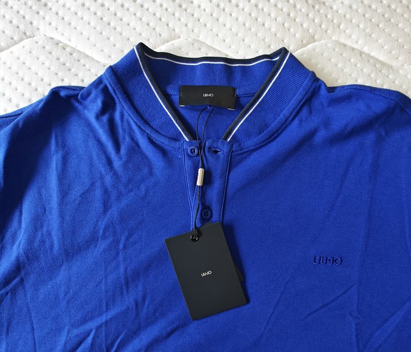 Męska koszulka polo charbowa nowa z metką LIU JO rozmiar 40/L