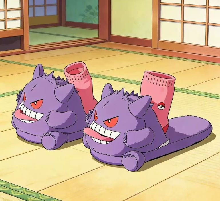 Тапочки Gergar із Pokémon з розрізом для пальців ніг