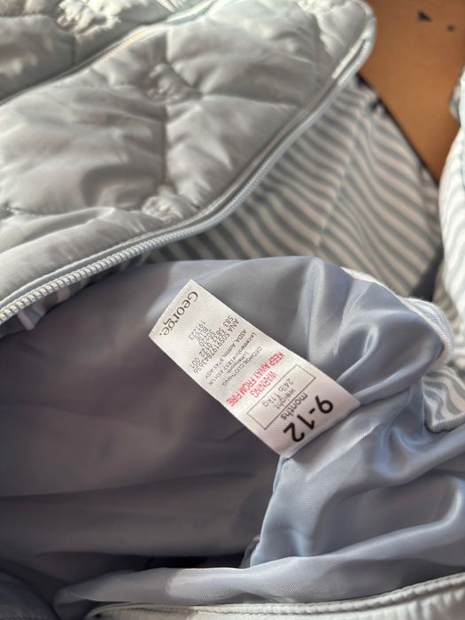 Kombinezon przejściowy pikowany turkus 9-12 next lindex h&m Zara c&a