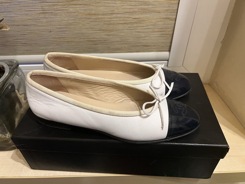 Piękne oryginalne baleriny Chanel 35/36