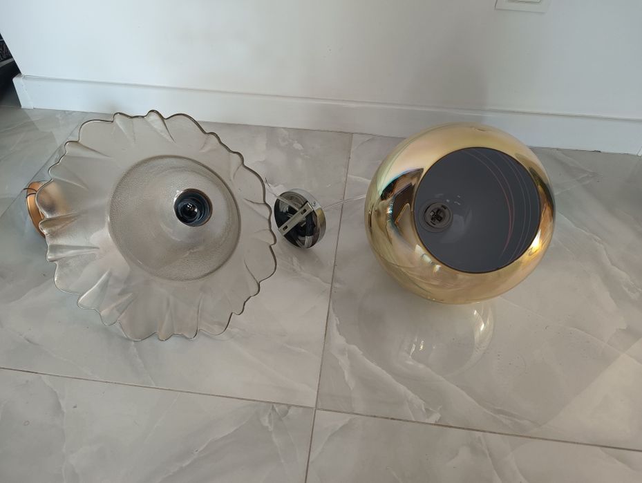 Lampy szklane wiszące