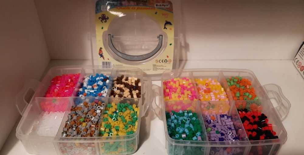 Koraliki do prasowania zestaw w walizeczce