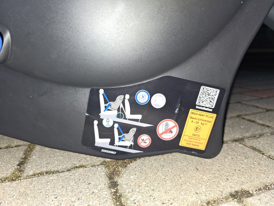 Britax romer max way plus blue marbel