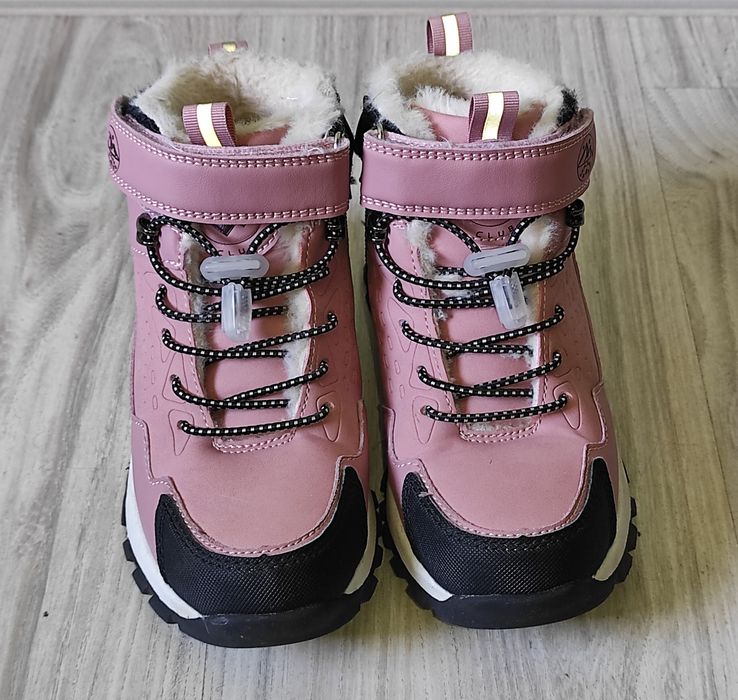 Buty zimowe/jesienne,trzewiki ocieplane, botki dla dziewczynki, 32