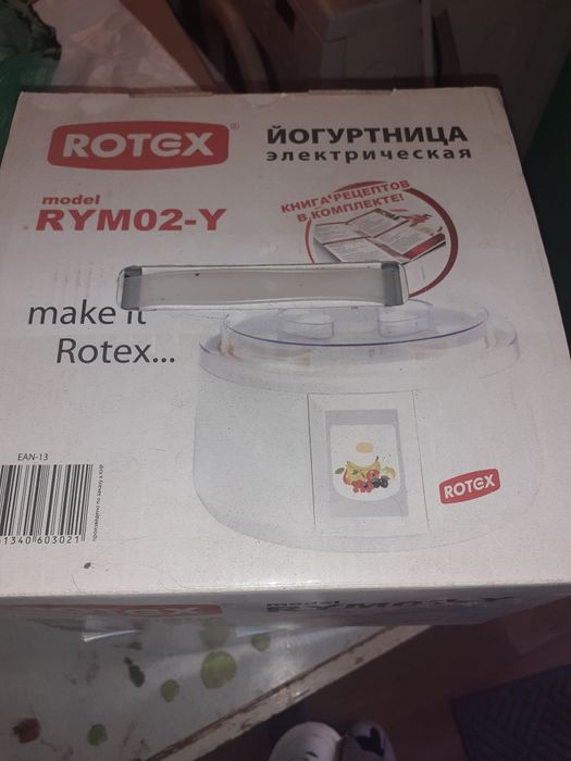Йогуртница Rotex новая, идеальная для вкусного и полезного домашнего й