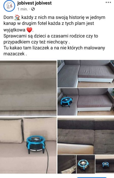 Pranie tapicerki