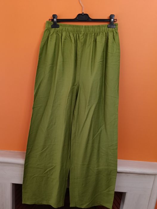 Calças de perna larga