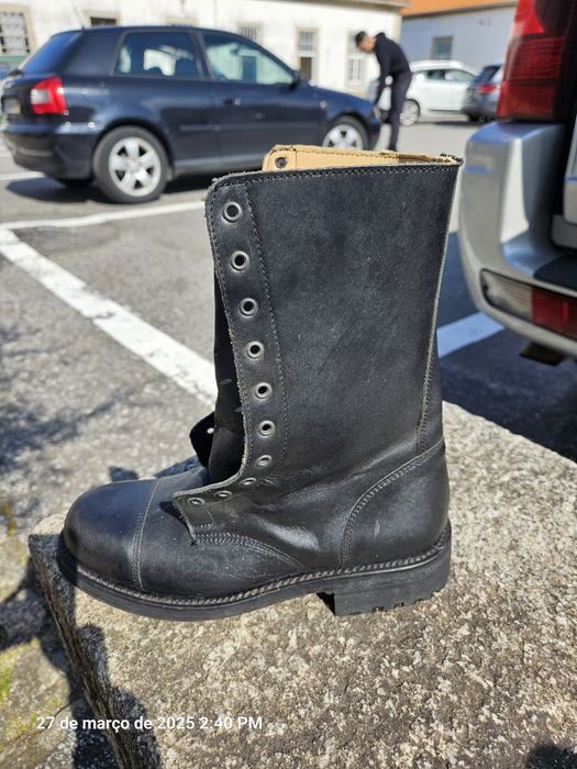Botas Militares em pele