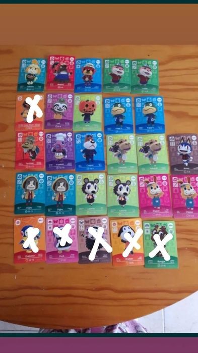 Cartas Amiibo Animal Crossing