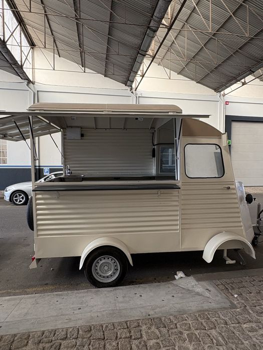 Roulote Food Truck 2026 | Atrelado Venda de Comida Ambulante | Hambúrgueres / Crepes