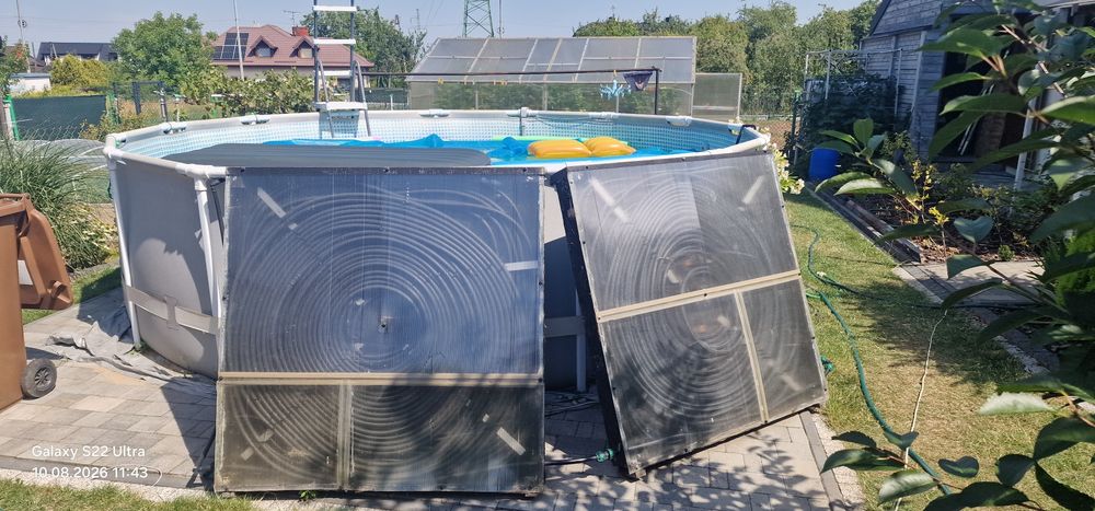Basen Intex 457×122 cm + pompa piaskowa + solary
