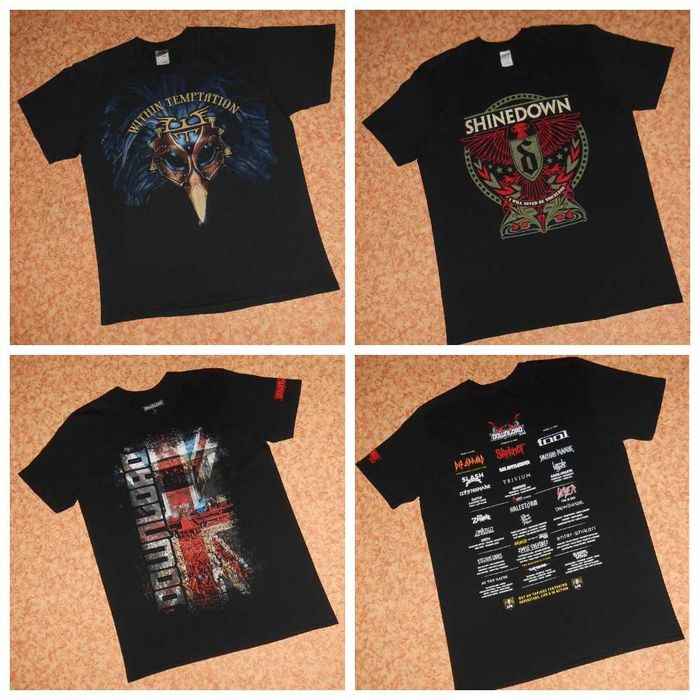 Футболки Rock Ghost Metallica Deftones Korn Lacuna coil Rammstein ін.