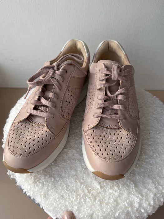 Кросівки кеди шкіряні Clarks жіночі