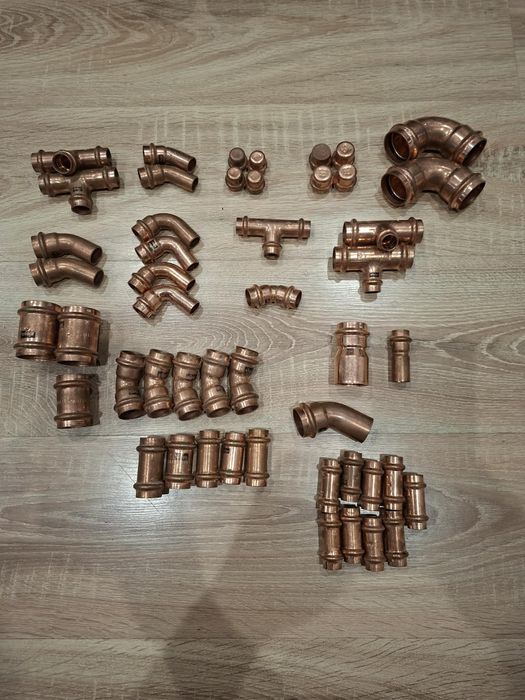 Kształtki miedziane zaciskowe