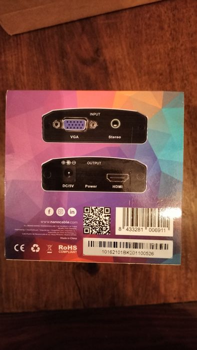 Conversor de sinal HDMI/VGA