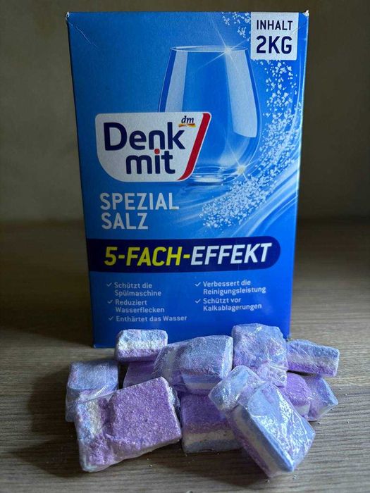 Акція!Таблетки для посудомийних машин Denkmit С-класу 300шт+ ПОДАРУНОК