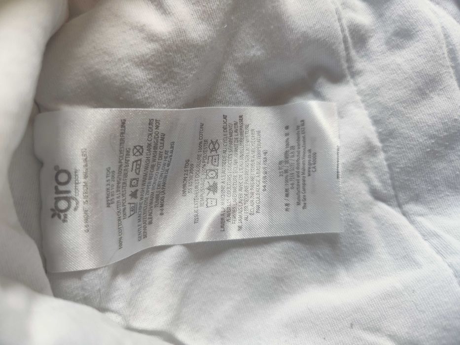 Śpiworek Grobag 2.5 tog 0-6 miesięcy