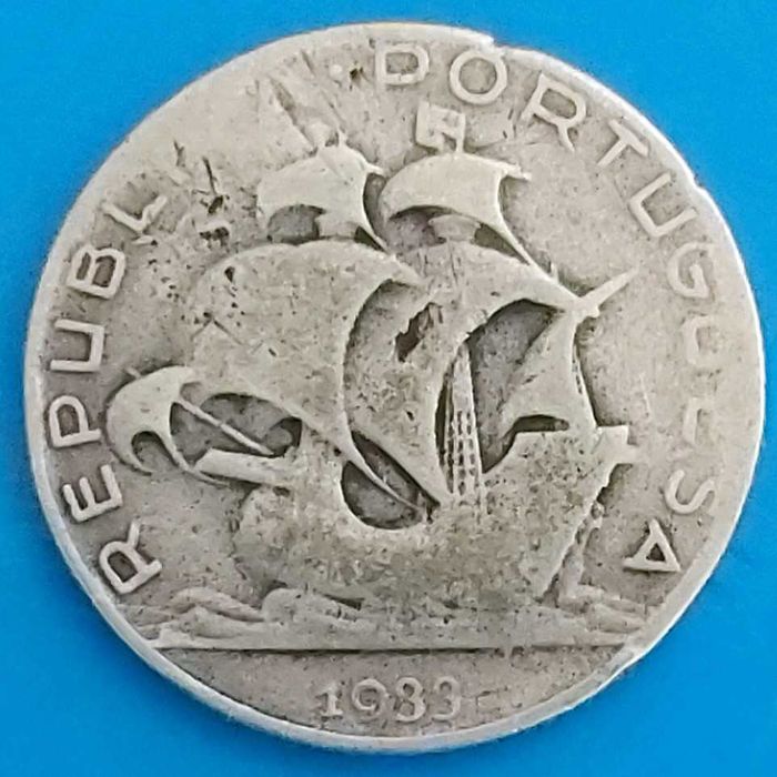 2$50 de 1933, Republica Portuguesa, Prata