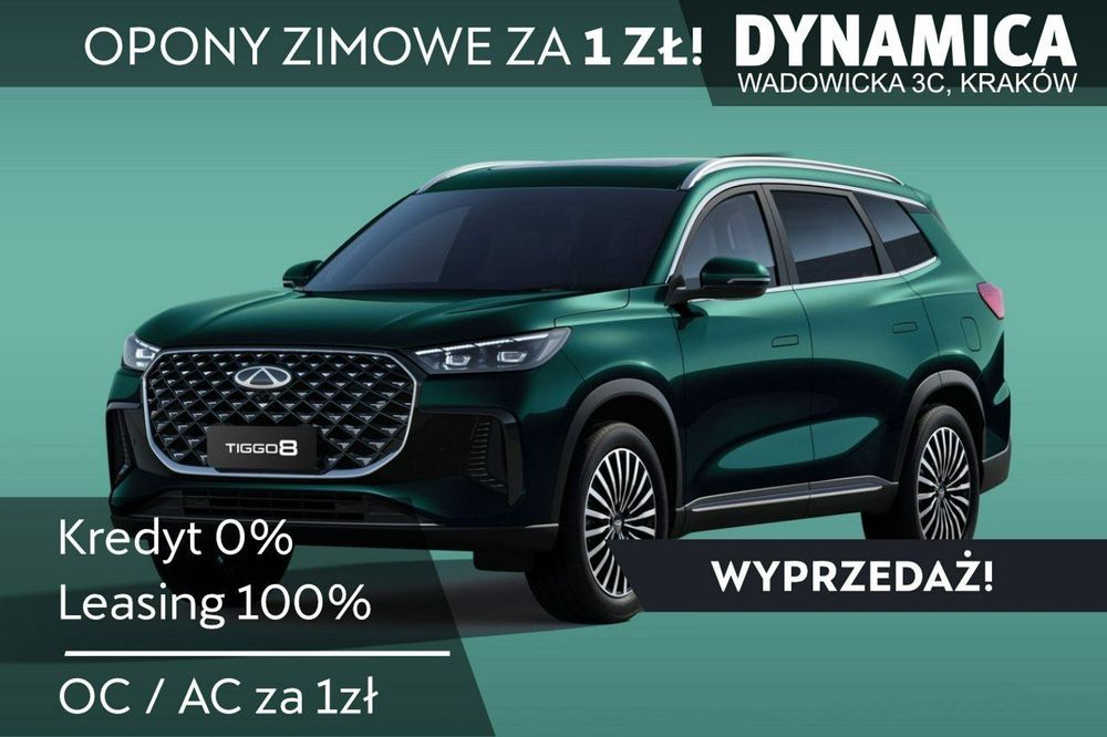 Chery Tiggo 8 ESSENTIAL - 147KM - 1.6T GDI - Rocznik 2025