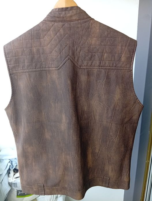 Colete Motard castanho tamanho XL