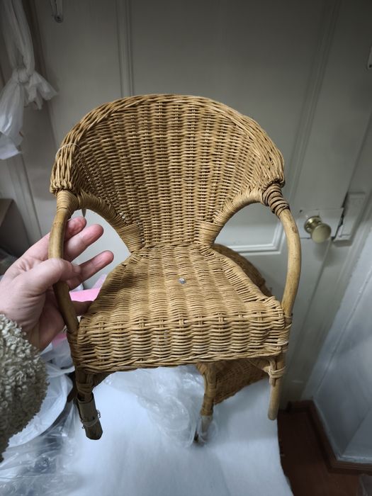 Cadeiras de palha da loja Imaginarium