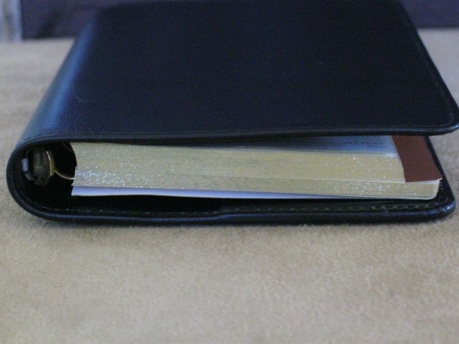 S.T.Dupont Agenda (Filofax) em Pele Original